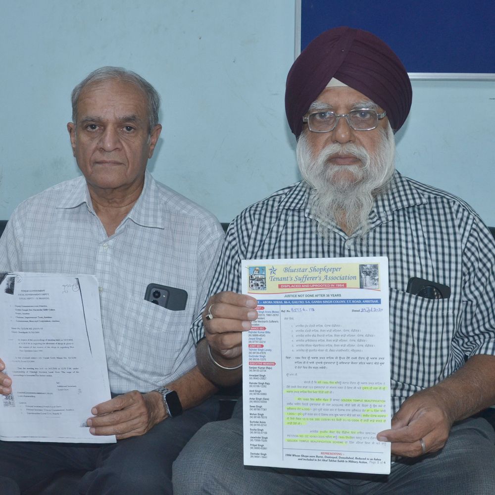 ऑपरेशन ब्लू स्टार की रात उजड़े 133 दुकानदार, अरोड़ा रईस से गरीब हुए पत्नी छोड़ गई...मगर हिम्मत नहीं हारे, 42 साल के बाद अब हाईकोर्ट...