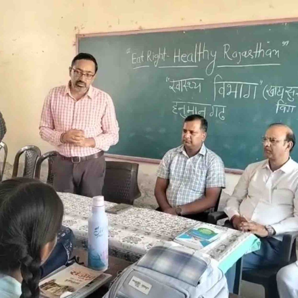 हनुमानगढ़ में 'सही खान-पान, स्वस्थ राजस्थान' अभियान शुरू:16 अक्टूबर तक चलेगा, जंक फूड से दूरी और पौष्टिक खाने का संदेश