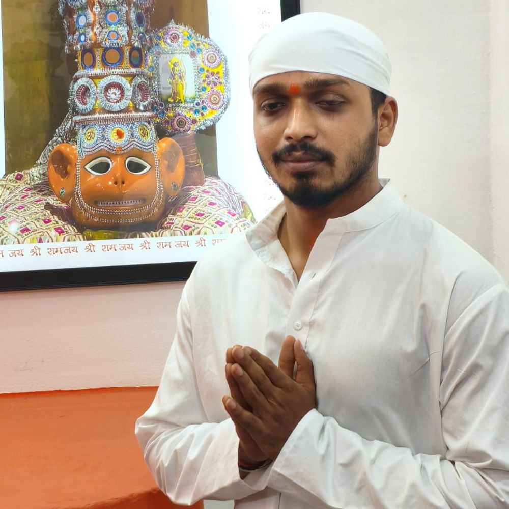 हनुमान स्वरूप चोला धारण करेंगे साधक चेतन चौरे:15 साल बाद मिला मौका, 40 दिन की तपस्या के बाद बनेंगे हनुमान