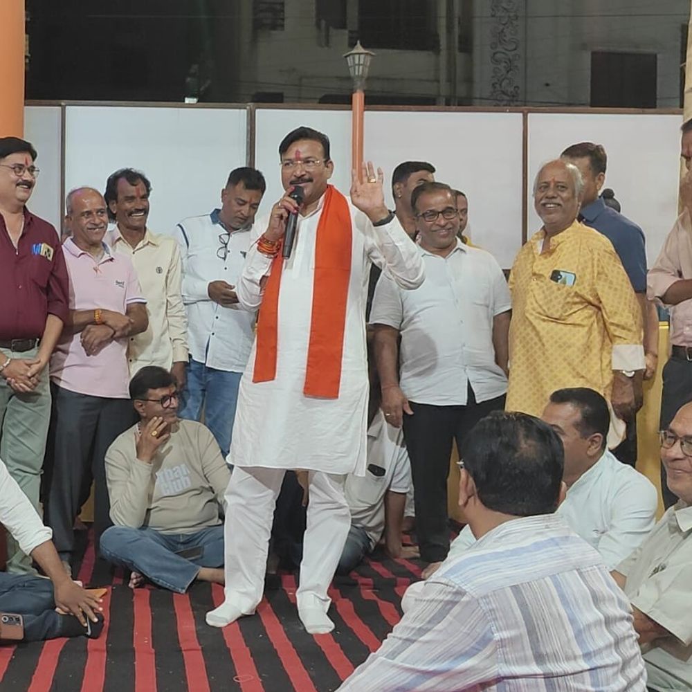 सांसद गजेंद्र पटेल ने 'हम दो,हमारे पांच' का नारा दिया:बड़वानी में बोले-हर हिंदू को कम से कम 5 बच्चे पैदा करने चाहिए