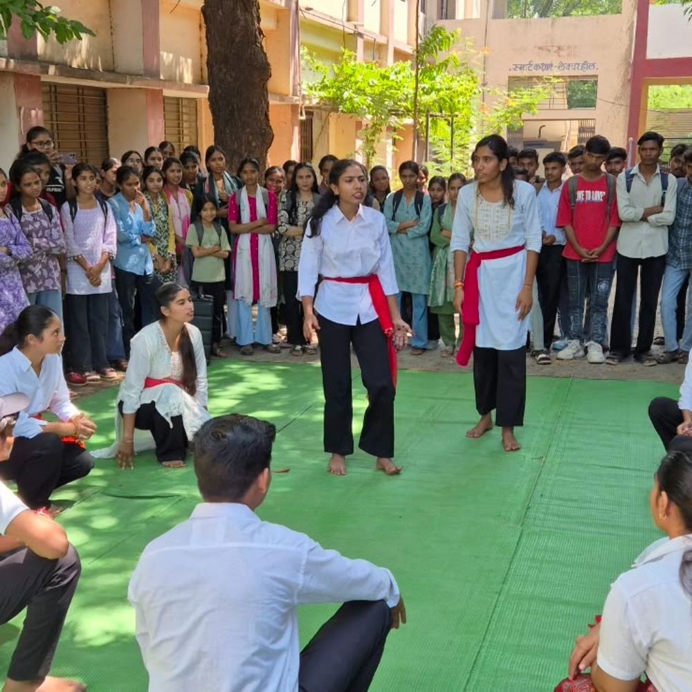 योजनाओं की पाठशाला, विद्यार्थियों ने समझाया लाभ लेने का तरीका