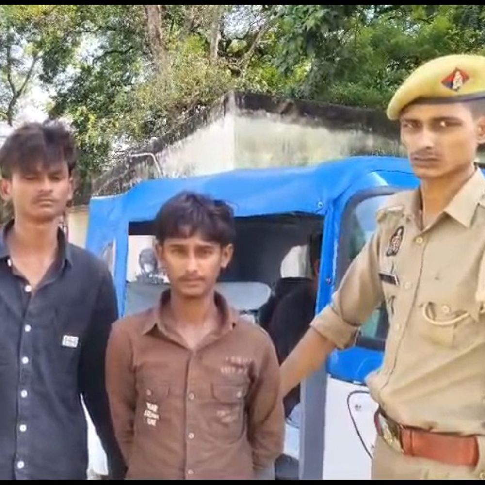 कानपुर में बुजुर्ग दंपती से चेन लूटी:24 घंटे में 100 CCTV से खुलासा, गोल्फ क्लब के 2 वर्कर गिरफ्तार
