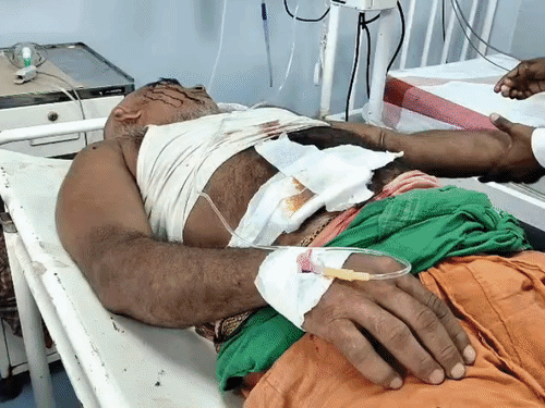 नालंदा- बीच-बचाव करने पहुंचे अधेड़ को भाई ने मारी गोली:पेट में फंसी बुलेट, चचेरे भाई ने की फायरिंग; घास काटने को लेकर हो रहा था झगड़ा