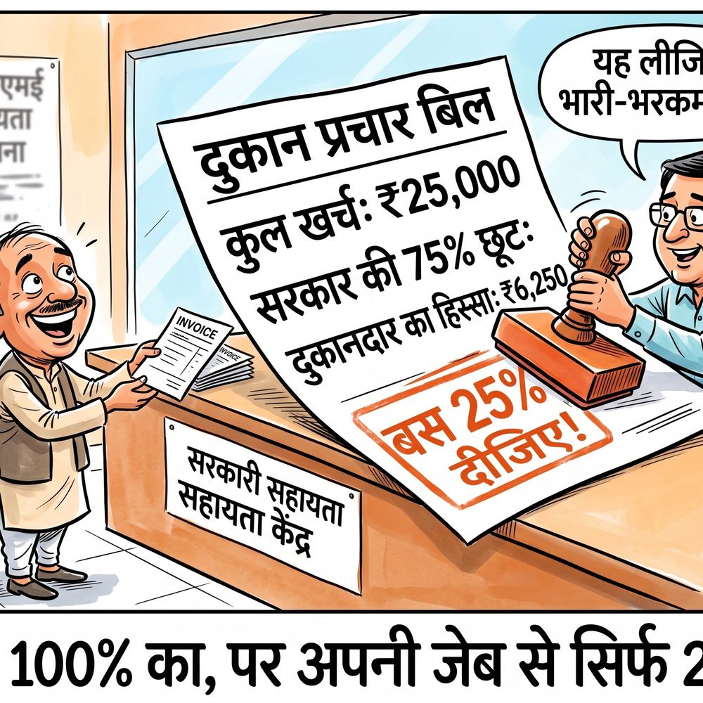 ऑनलाइन दुकान और प्रचार के खर्च पर सरकार देगी 75% तक की छूट
