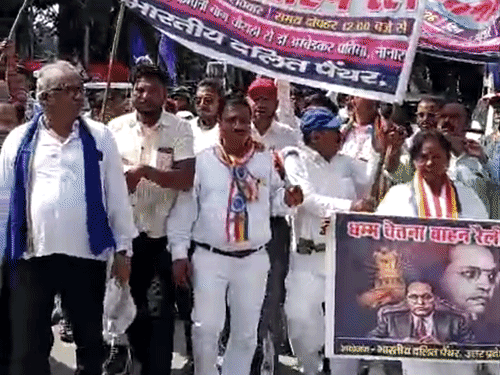 मारते मारते भंगी बन सकता तो ब्राह्मण भी बन सकता:धम्म चेतना वाहन रैली में धनीराव बौद्ध बोले भारत को बौद्धमय बनाना है