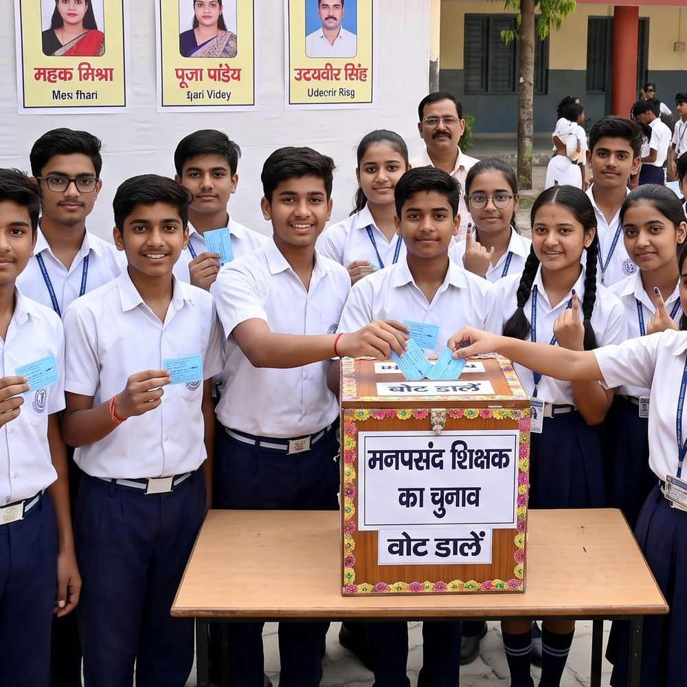 मतदान से पसंदीदा शिक्षक का चुनाव:स्कूली बच्चे सीखेंगे लोकतंत्र का पाठ, पांच शिक्षकों के नाम नामांकित