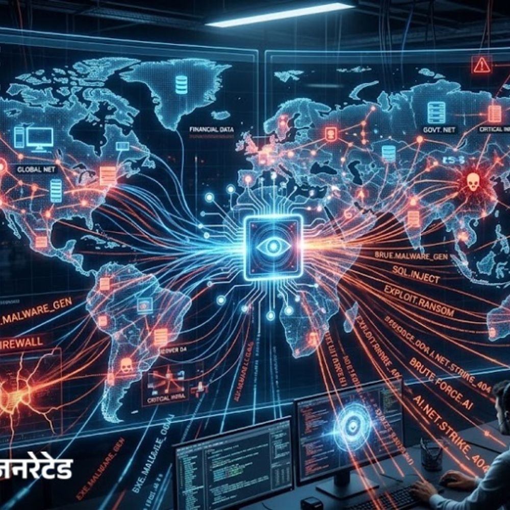 रिपोर्ट- AI से मिनटों में साइबर अटैक, सरकारें टॉप टारगेट:डिफेंस सेक्टर में रैनसमवेयर पांच गुना बढ़ा; वॉइस फिशिंग 502% बढ़ी, क्यूआर फिशिंग के 14.5 करोड़ हमले