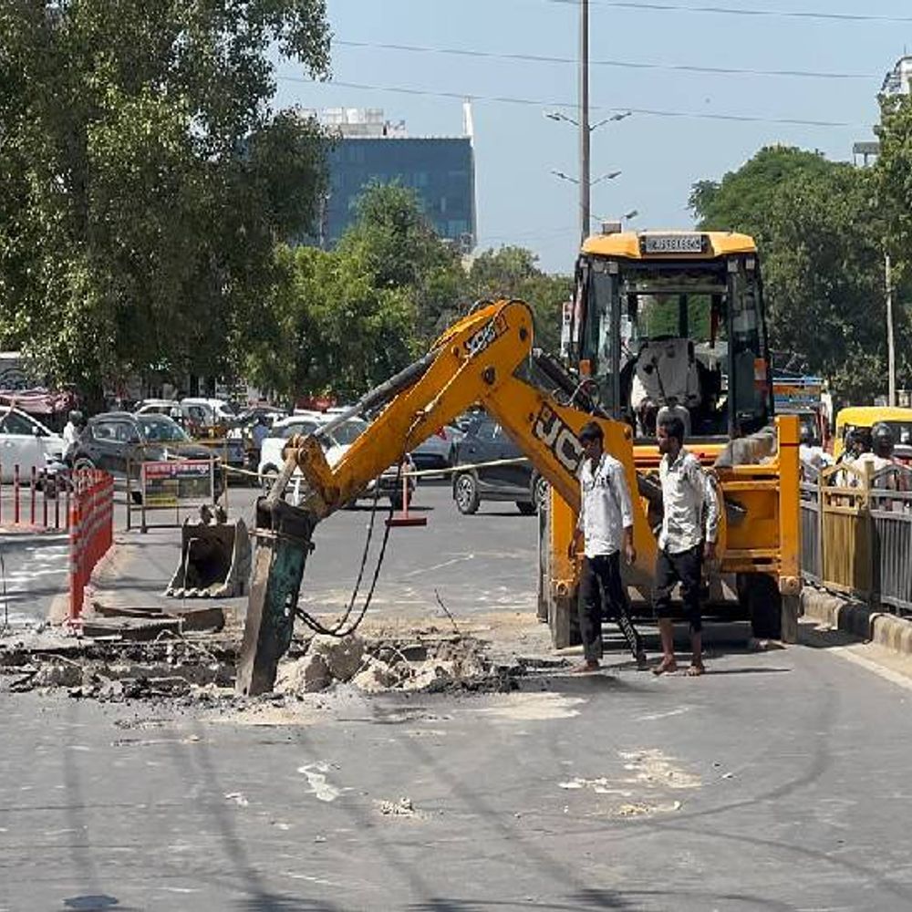 नगर निगम 3 साल में तीसरी बार करवा रहा काम:नाला निर्माण; 3 दिन बंद रहेगा दुर्गा नर्सरी से शक्ति नगर का रास्ता
