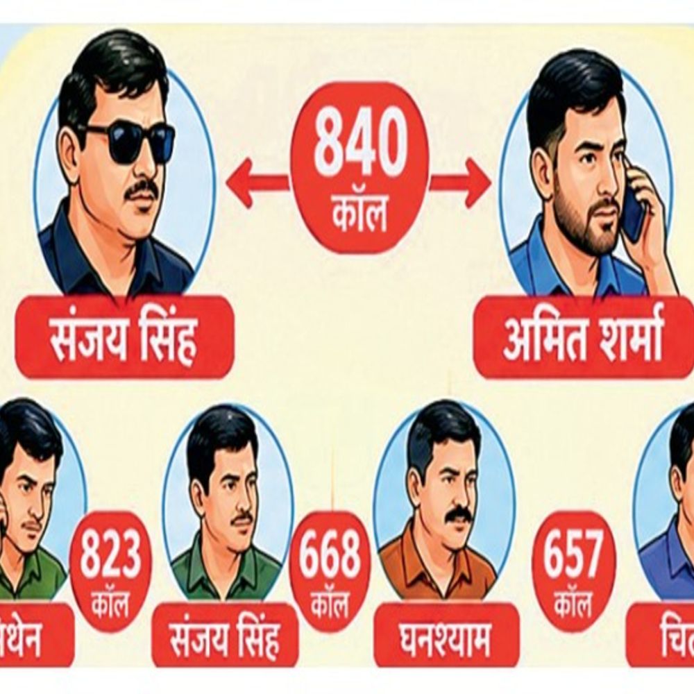 बीएसपी में लोहा चोरी:3,959 कॉल ने खोली लोहा चोरी रैकेट की कड़ी, संजय-अमित में 840 बार बातचीत