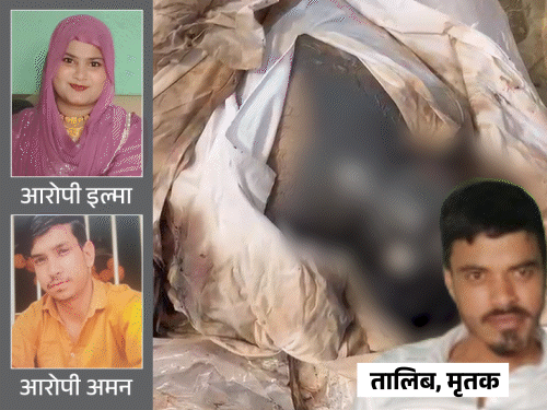 मेरठ में 10 दिन बाद कब्र खोदकर निकाला शव:प्रेमी के साथ मिलकर पत्नी ने हत्या की थी, हार्ट अटैक बताकर दफना दिया था