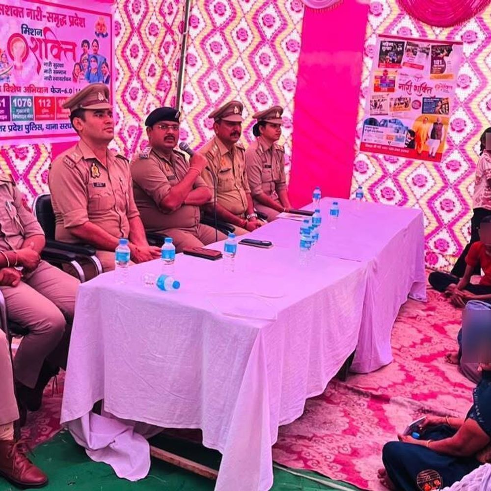 मेरठ में महिला चौपाल आयोजित:मिशन शक्ति अभियान के तहत सुरक्षा, सम्मान और स्वावलंबन पर जोर दिया