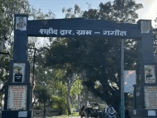 मेरठ के गगोल गांव में दशहरे पर नहीं जलते चूल्हे:1857 की क्रांति में 9 पूर्वजों को फांसी देने की मान्यता, शहीदों को याद कर करते हैं हवन