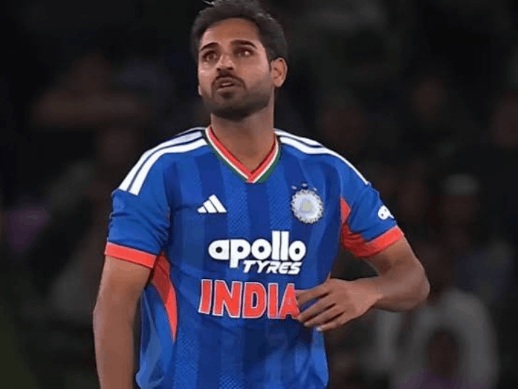 भुवनेश्वर ने पहली बार टी-20 इंटरनेशनल में नो-बॉल डाली:अभिषेक ने 7वीं बार पहली बॉल पर सिक्स लगाया, राहुल-जुरेल मैच देखने पहुंचे; मोमेंट्स-रिकॉर्ड्स