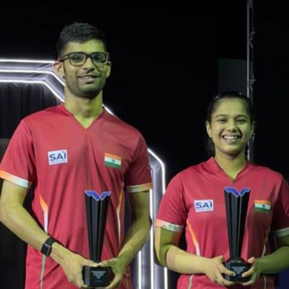 एशियन टेबल टेनिस चैंपियनशिप में हरमीत-यशस्विनी का पदक पक्का:मिक्स्ड डबल्स कैटेगरी में 72 साल बाद मेडल, सेमीफाइनल में जापानी जोड़ी से मैच