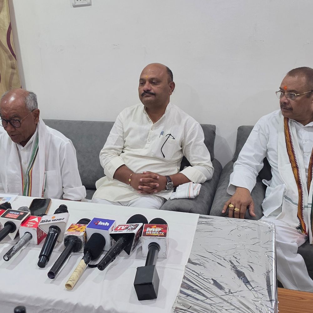 दिग्विजय सिंह ने शाजापुर विधायक पर साधा निशाना:  बोले- अरुण भीमावद 28 वोटों से जीते, कांग्रेस उम्मीदवार की सीट जबरदस्ती छीनी – shajapur (MP) News