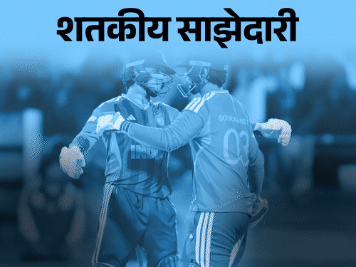 अभिषेक ने कोहली और बाबर का रिकॉर्ड तोड़ा:सूर्यवंशी के साथ सबसे तेज शतकीय साझेदारी की; भारत ने सबसे बड़ा पावरप्ले स्कोर बनाया