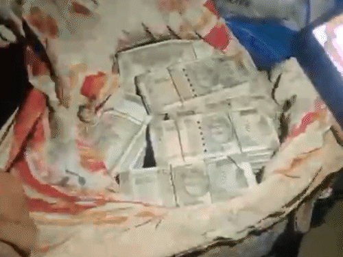 प्रयागराज में नीले ड्रम में मिला ₹5 करोड़ कैश:जमीन में गाड़ी थी गड्डियां; पुलिस पड़ोसी से झगड़े की जांच करने पहुंची तो राज खुला