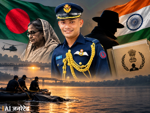 बांग्लादेश के पूर्व एयरफोर्स अफसर RAW जासूस होने का आरोप:एक दिन पहले नदी में शव मिला; हसीना के भागने का वीडियो बनाया था