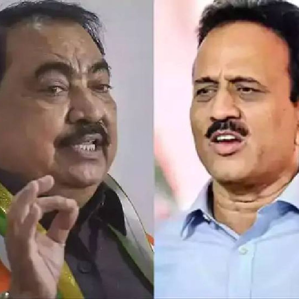 ‘एकनाथ खडसे…काय तुझी हि व्यथा…!’ गिरीश महाजन यांचा पलटवार:प्रफुल्ल लोढांसह एकनाथ खडसे यांचे फोटो केले पोस्ट