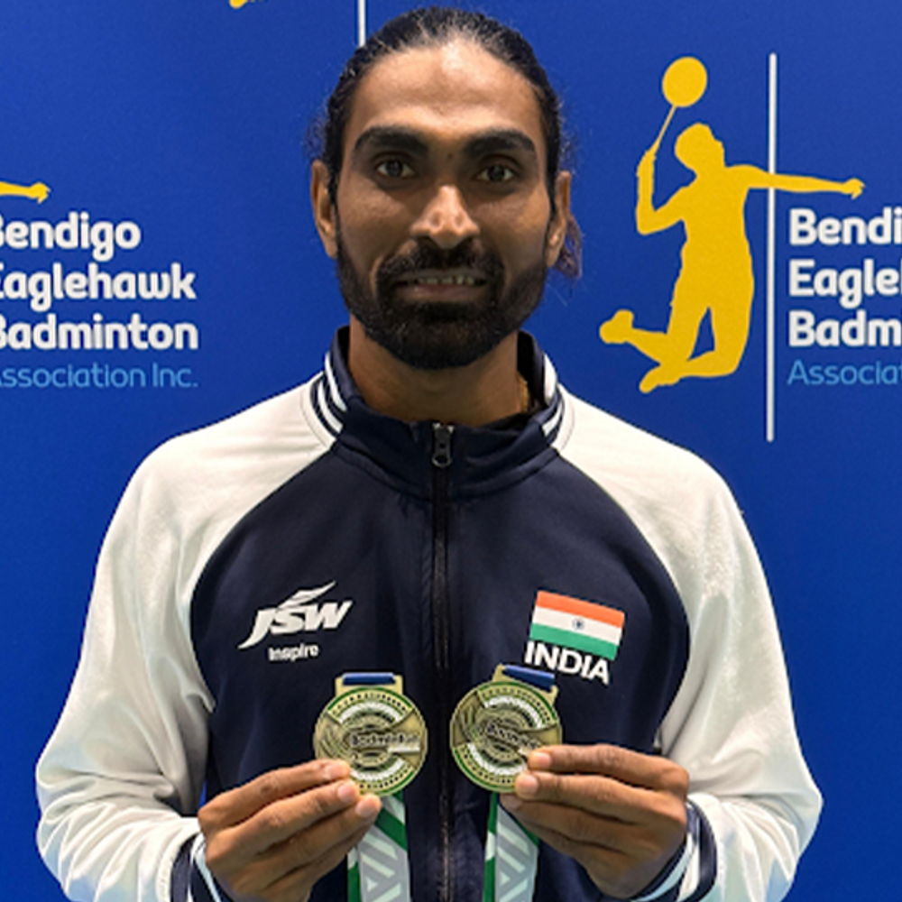 ऑस्ट्रेलिया पॅरा बॅडमिंटनमध्ये भारताला 11 पदके:8 सुवर्ण आणि 3 रौप्य पदक; प्रमोद भगत आणि मानसी यांनी प्रत्येकी दोन सुवर्ण पदके जिंकली