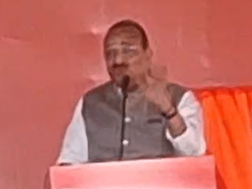 गांधी कुटुंबावर यूपी राज्यमंत्र्यांचा हल्ला:दिनेश प्रताप सिंह म्हणाले- प्रियांकांच्या मनगटावर बांगड्या अन् सोनियांच्या भांगेत सिंदूर दिसला नाही