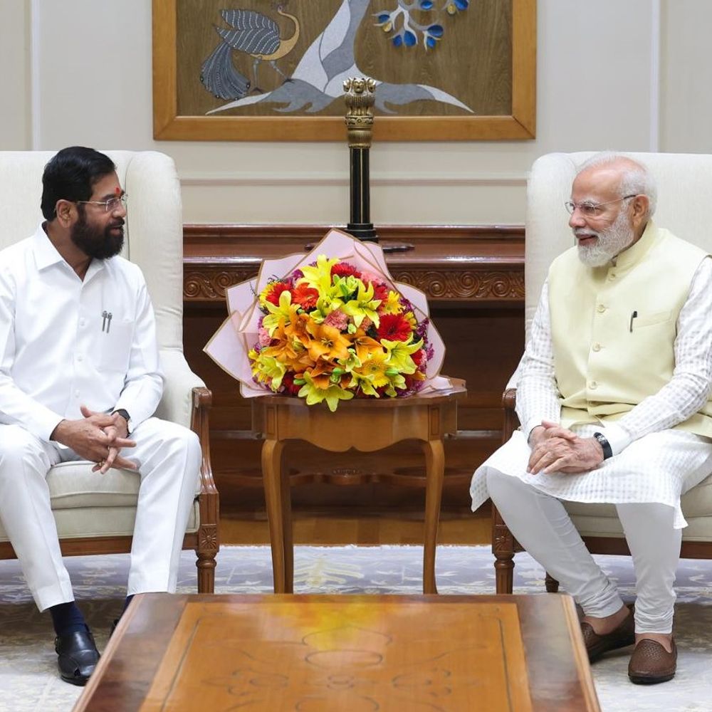 एकनाथ शिंदेंनी घेतली PM मोदींची भेट:दिवाळीच्या शुभेच्छा दिल्याची माहिती; पुणे जैन बोर्डिंग वादात धंगेकरांना निरोप पाठवल्याचा दावा