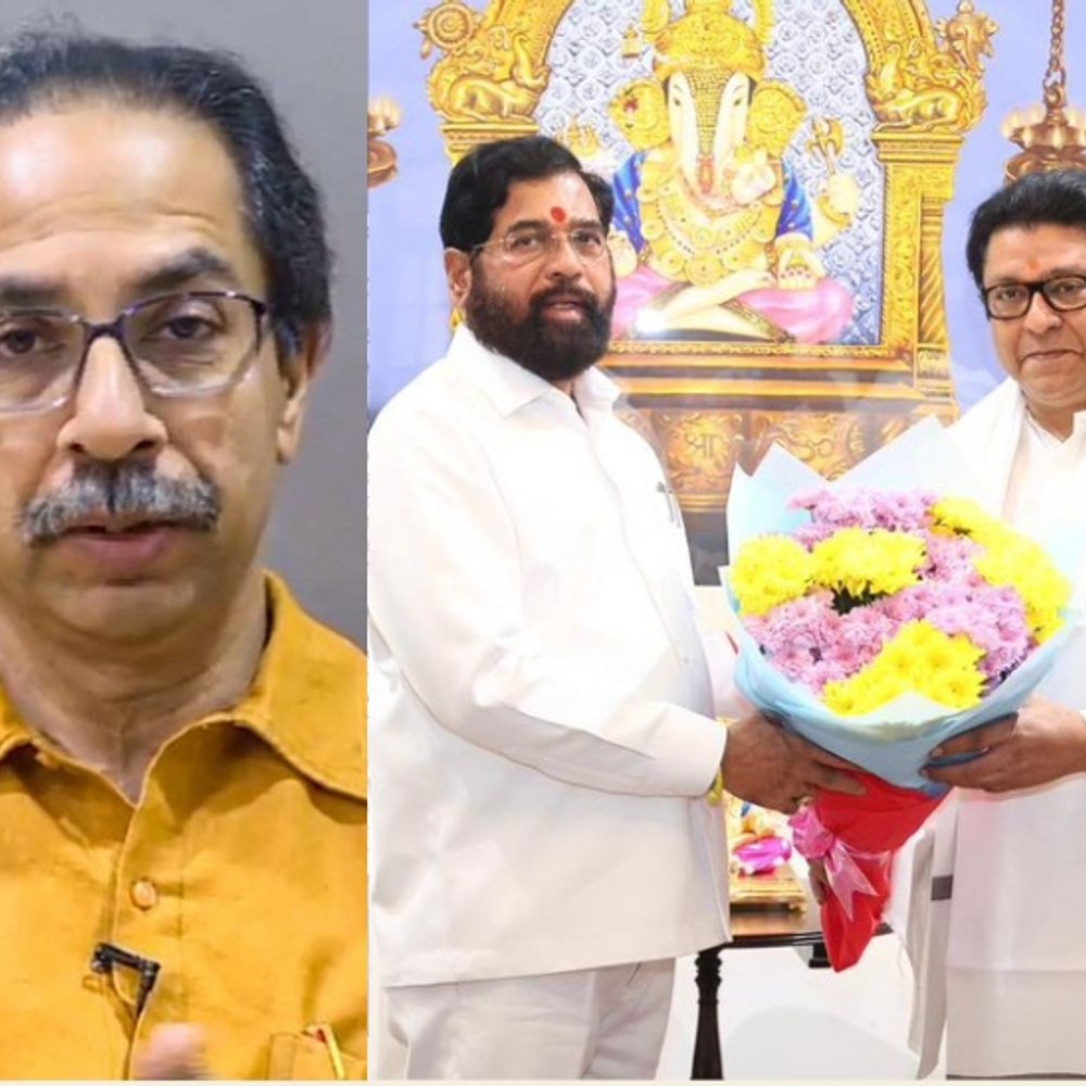 माझा पक्ष, माझा बाप अन् आता भाऊही पळवला:राज-एकनाथ भेटीनंतर अनेकांना पोटशूळ उठले; शिंदे गटाचा उद्धव ठाकरेंवर निशाणा