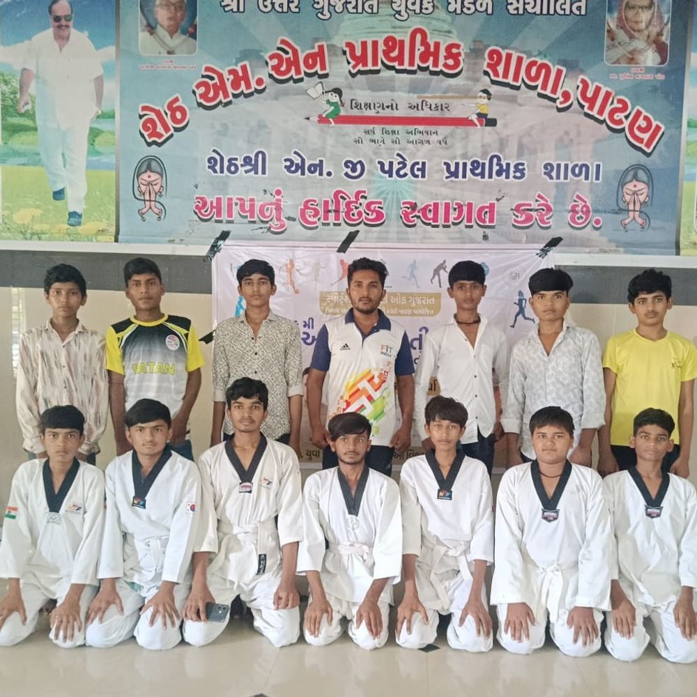 સમીની પી.આર. પરમાર હાઈસ્કૂલનો ટેક્વોન્ડોમાં દબદબો: અંડર-17 અને અંડર-19માં વિદ્યાર્થીઓએ 12 મેડલ જીત્યા.