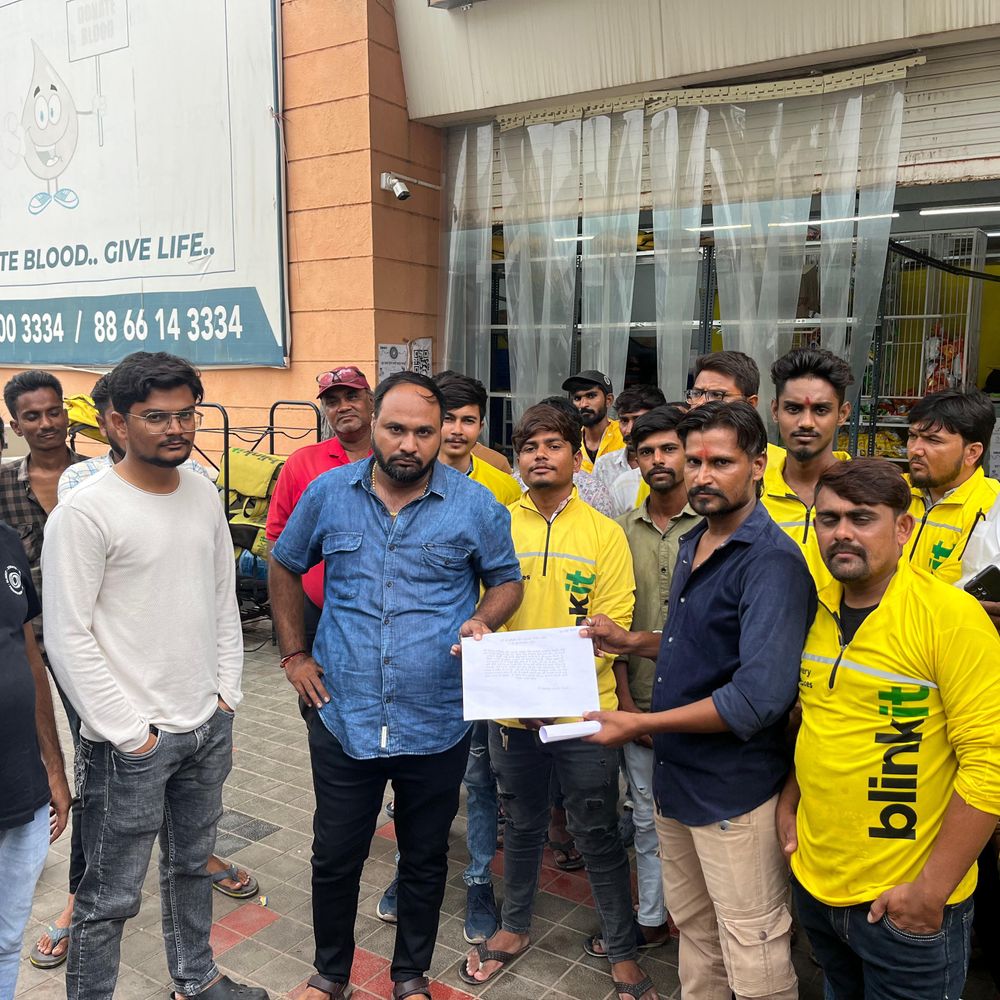 મહેસાણા: Blinkit રાઇડરોનો પેઆઉટ મુદ્દે વિરોધ, પેઆઉટ વધારવાની ખાતરી છતાં ઘટાડો અને આઈડી બંધની ધમકી.