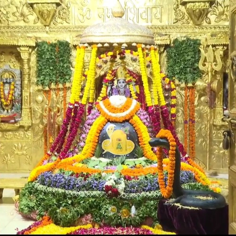 શ્રાવણ સુદ પાંચમે સોમનાથ મંદિરમાં વિશેષ આયોજન: શિવલિંગ પર નાગરાજની પ્રતિકૃતિ અને 100 કિલો પુષ્પોથી શણગાર.