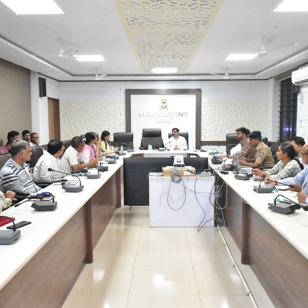 ભરૂચમાં સ્વતંત્રતા પર્વની ઉજવણી માટે બેઠક:નિવાસી અધિક કલેક્ટરના અધ્યક્ષસ્થાને વાલીયા ખાતે 78મા સ્વતંત્રતા પર્વની તૈયારીઓની સમીક્ષા