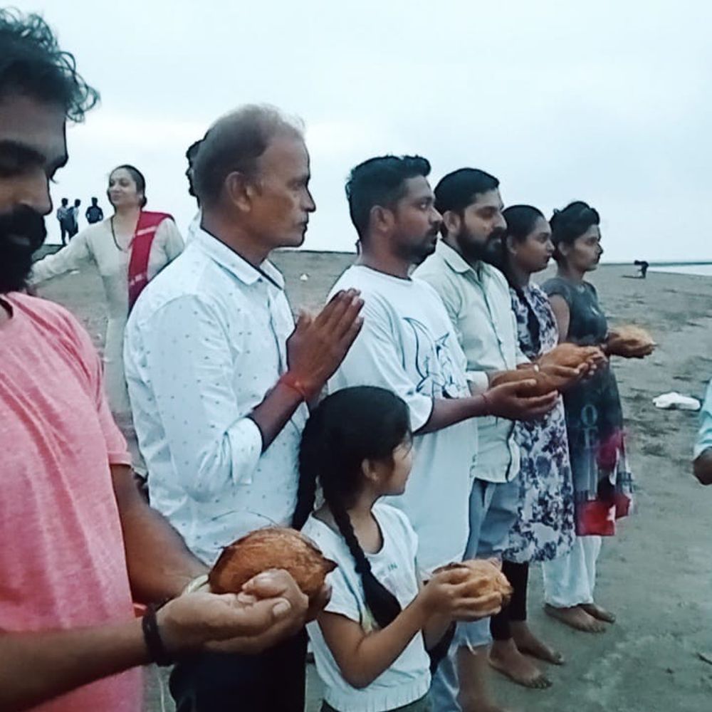 આયોજન:રક્ષાબંધન પહેલા નારિયેળ પૂનમની ઉજવણીમાં દરિયા દેવની પૂજા કરાઇ
