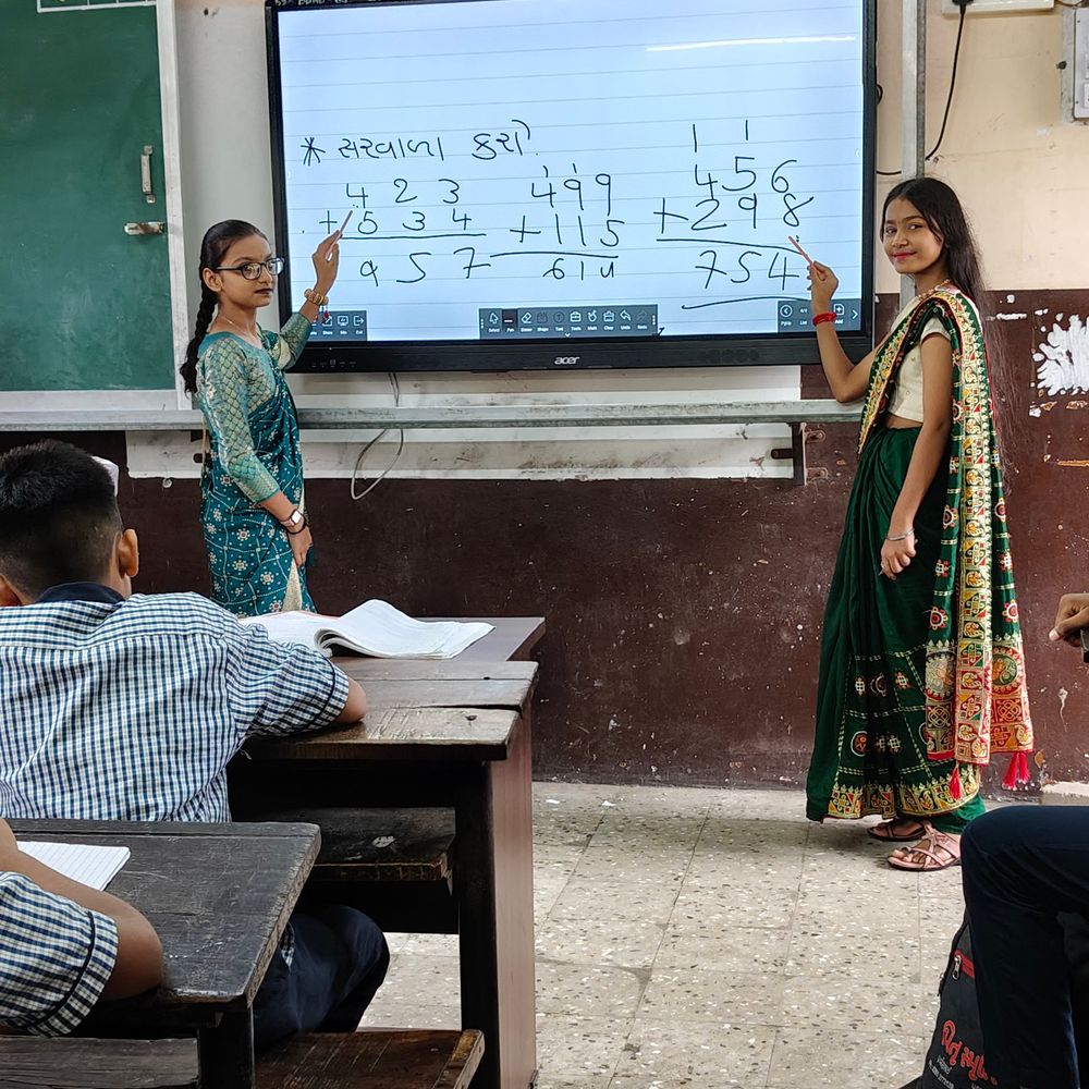 શ્રી ચીમનલાલ રાણા પ્રાથમિક શાળામાં શિક્ષક દિવસની ઉજવણી: વિદ્યાર્થીઓ દ્વારા શિક્ષકોનું સન્માન.