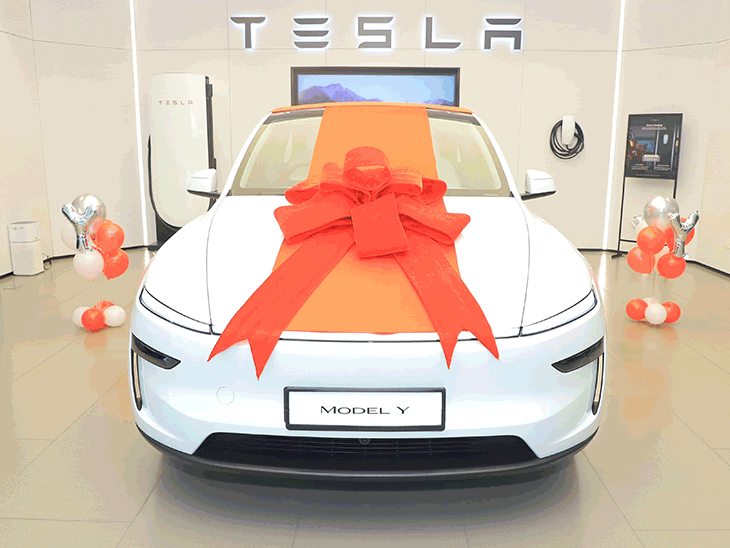 મહારાષ્ટ્રના મંત્રીએ ભારતમાં પહેલી Tesla કાર ખરીદી, EV જાગૃતિ ફેલાવવા માટે પૌત્રને ભેટ આપશે.