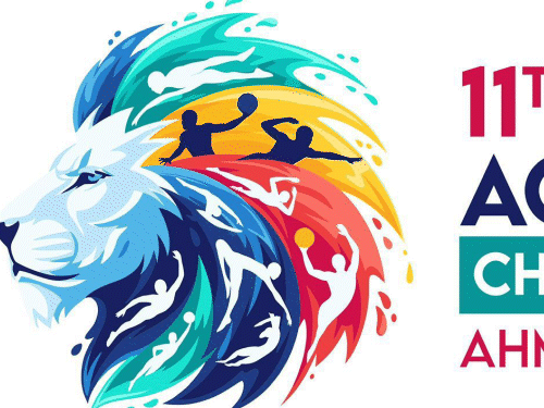 મનસુખ માંડવિયા દ્વારા Asian Aquatics Championship માટે લોગો-માસ્કોટનું અનાવરણ, જે 28 સપ્ટેમ્બરથી 11 ઓક્ટોબર 2025 દરમિયાન અમદાવાદમાં યોજાશે.