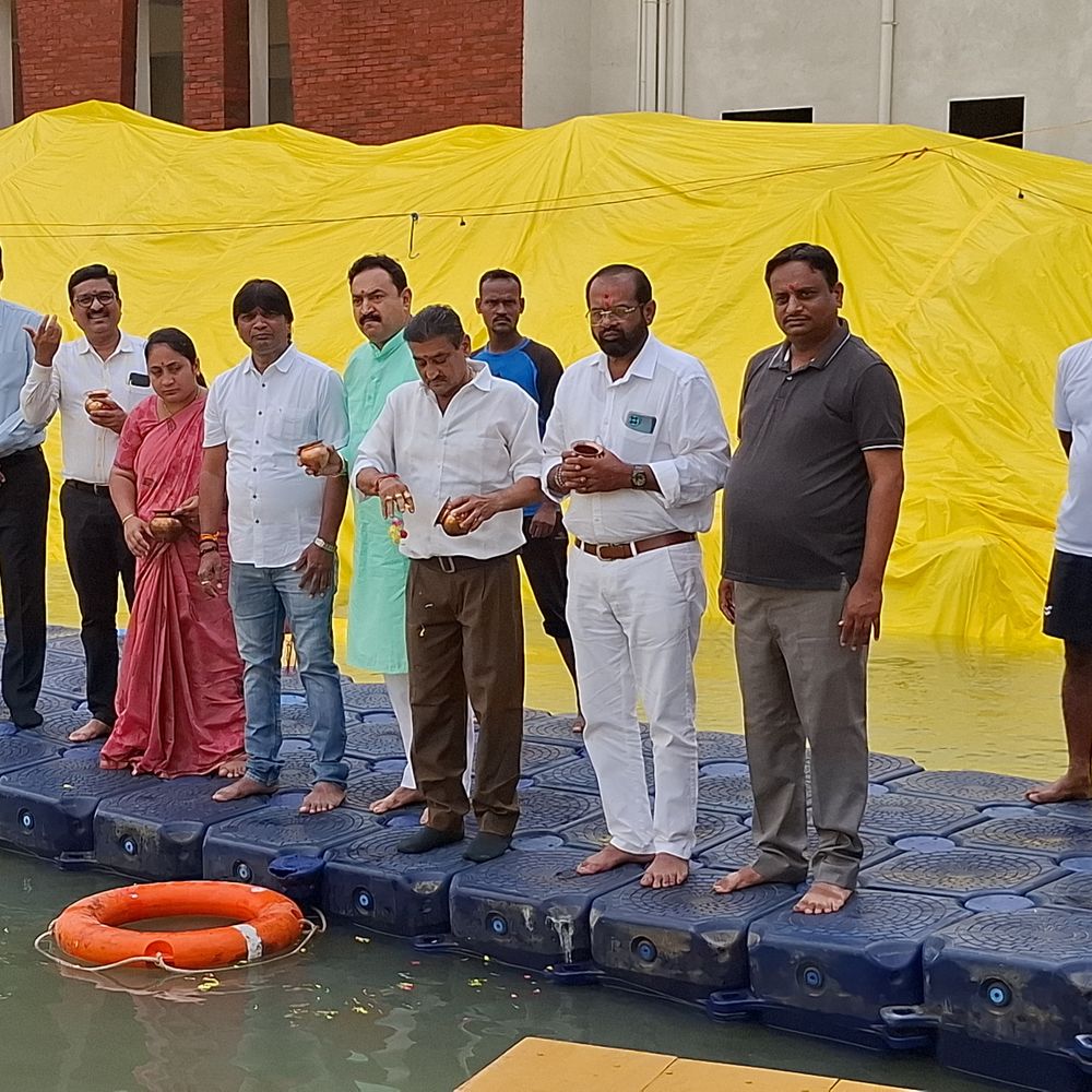 ભરૂચમાં ગણેશ વિસર્જન: ત્રણ કૃત્રિમ કુંડોમાં પાંચ નદીઓના જળથી વિધિ સંપન્ન.