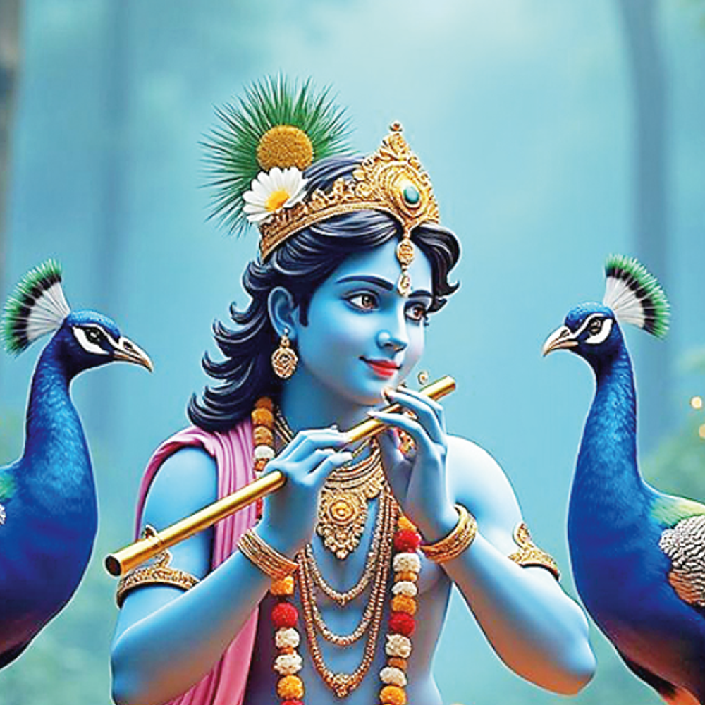 મેંદી રંગ લાગ્યો: વનરા તે વનમાં મોર પંખી બોલે - લોકગીત કૃષ્ણ અને ગોપીઓના મિલનની ઝંખના વ્યક્ત કરે છે.