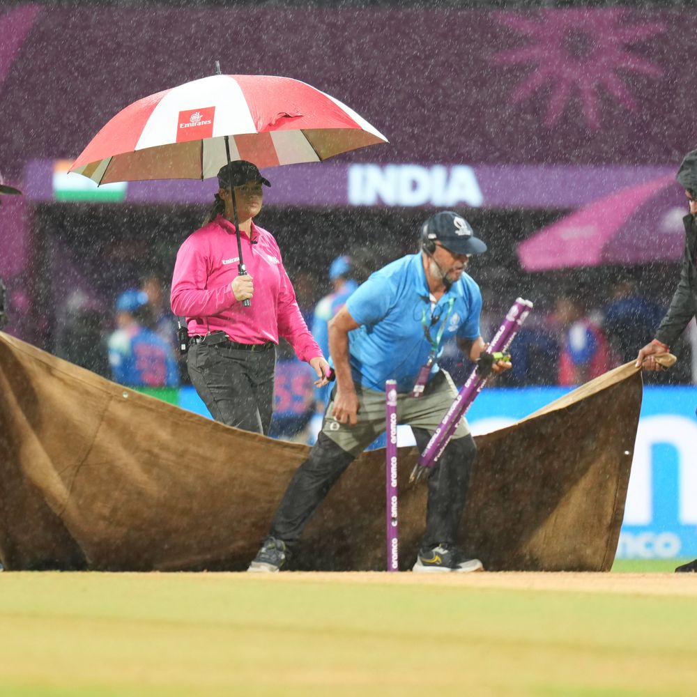 વુમન્સ વર્લ્ડકપમાં IND-BAN મેચ વરસાદને કારણે રદ:27 ઓવરમાં 126 રનનો ટાર્ગેટ હતો; હવે ગુરુવારે ઓસ્ટ્રેલિયા સામે સેમિફાઈનલમાં ટકરાશે