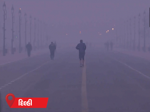 MPના 11 શહેરોમાં તાપમાન 10 ડિગ્રીથી નીચે, રાજસ્થાનમાં કોલ્ડવેવ એલર્ટ અને દિલ્હીમાં AQI 425.