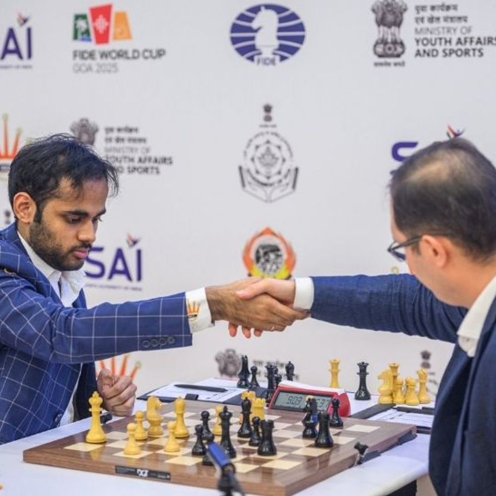 ચેસ વર્લ્ડ કપના રાઉન્ડ 4માં અર્જુન, પ્રજ્ઞાનંદ, હરિકૃષ્ણ ટાઈ-બ્રેક રમશે:પ્રણવ અને કાર્તિક ટુર્નામેન્ટમાંથી બહાર; મેક્સિકોનો માર્ટિનેઝ ટૉપ-16માં પહોંચ્યો