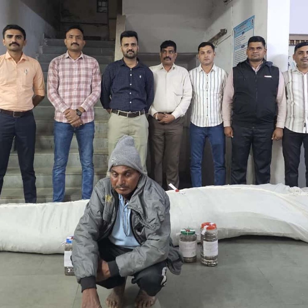 SOG એ ₹32 લાખથી વધુનો લીલો ગાંજો પકડ્યો, શહેરાના બોરીયા ગામમાંથી એક આરોપી ઝડપાયો.