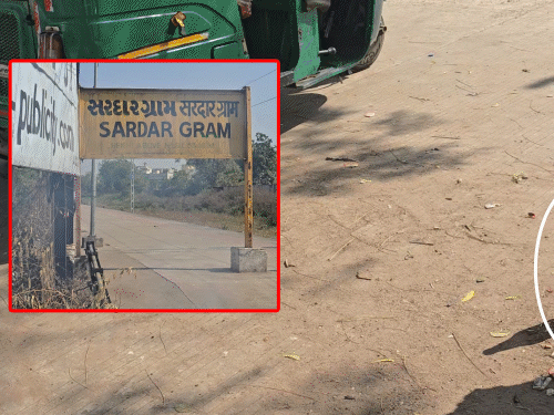 અમદાવાદનું નવુ ‘સરદાર’ગ્રામ રેલવે સ્ટેશન બન્યું દારૂડિયાનો અડ્ડો:પરિસરમાં દારૂ-બિયરની અનેક બોટલો જોવા મળી; સ્થાનિકે કહ્યું-100 મીટર દૂર જ વેચાણ, રાત્રે મહેફિલ થાય છે