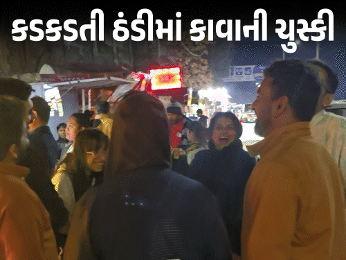 30-50 રૂ.ના ગિરનારી કાવાએ પ્રવાસીઓને કર્યા ઘેલા: રજવાડી ઠાઠ, રાજસ્થાની ગાડામાં વેચાણ, સેલ્ફીની પડાપડી.