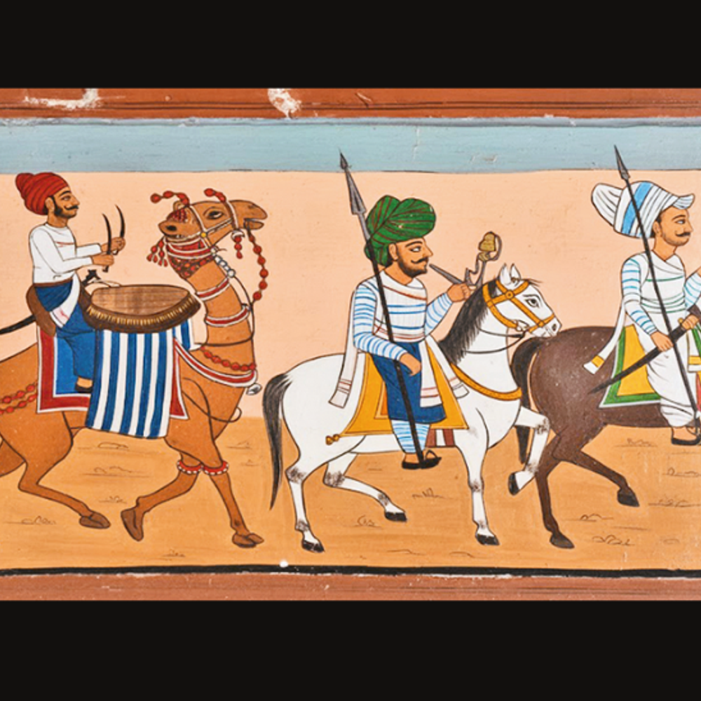 સિહોરની દિવાલો પર ગંજીફાનો ઈતિહાસ