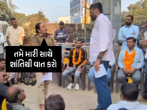 જૂનાગઢ AAP પ્રમુખ સામે ફરિયાદ બાદ પોલીસ સ્ટેશને ડ્રામા: ઈટાલિયા મહિલા PIના પગે પડ્યા.