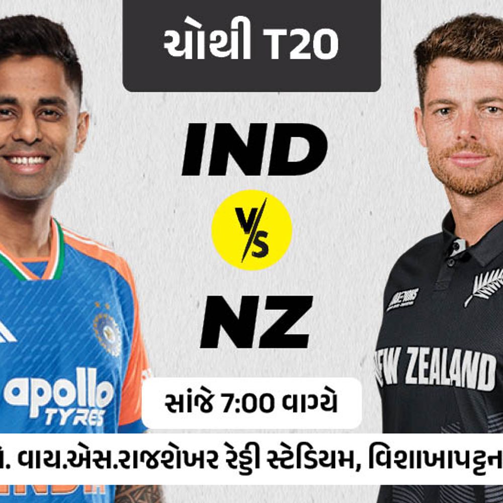 IND Vs NZ ચોથી T20: ભારતે વાઇઝેગમાં 4માંથી 3 મેચ જીતી, બુમરાહને આરામ મળી શકે છે.