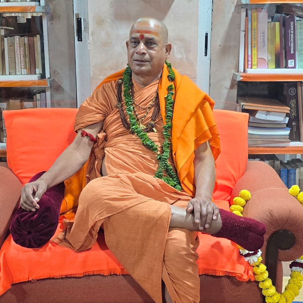 દ્વારકા શારદાપીઠમાં શંકરાચાર્ય સદાનંદ સરસ્વતીજીનું આગમન