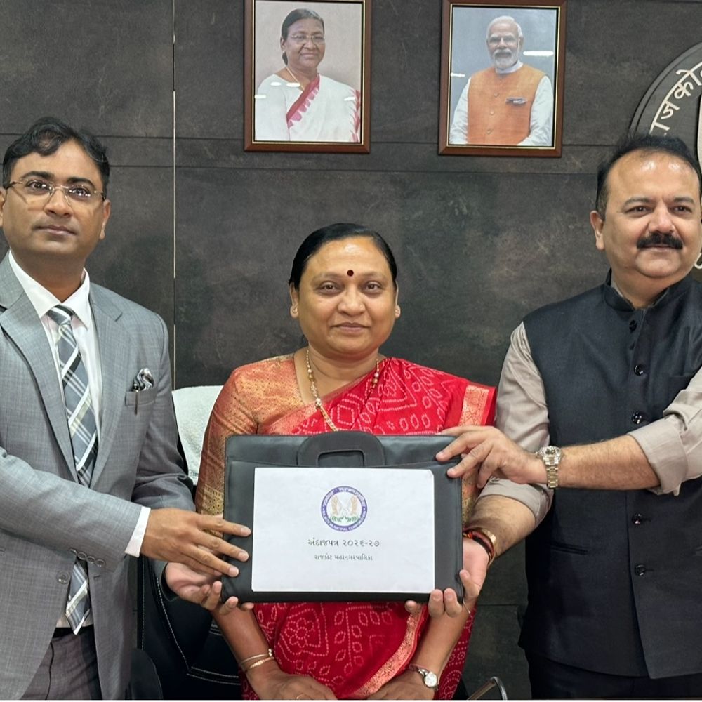 રાજકોટ મનપાનું 3595.70 કરોડનું લીવેબલ થીમ બજેટ: ડોર ટુ ડોર ગાર્બેજ અને પાણીવેરામાં વધારાનું સૂચન.