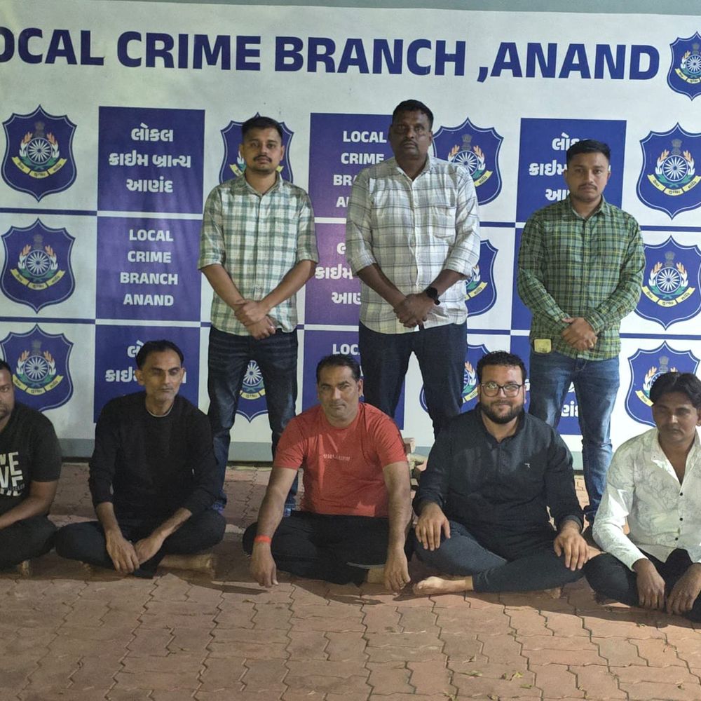 પેટલાદમાં વરલી મટકાનો અડ્ડો ઝડપાયો: આણંદ LCBએ રૂ. 21,550ના મુદ્દામાલ સાથે 5 શખ્સોને પકડ્યા.