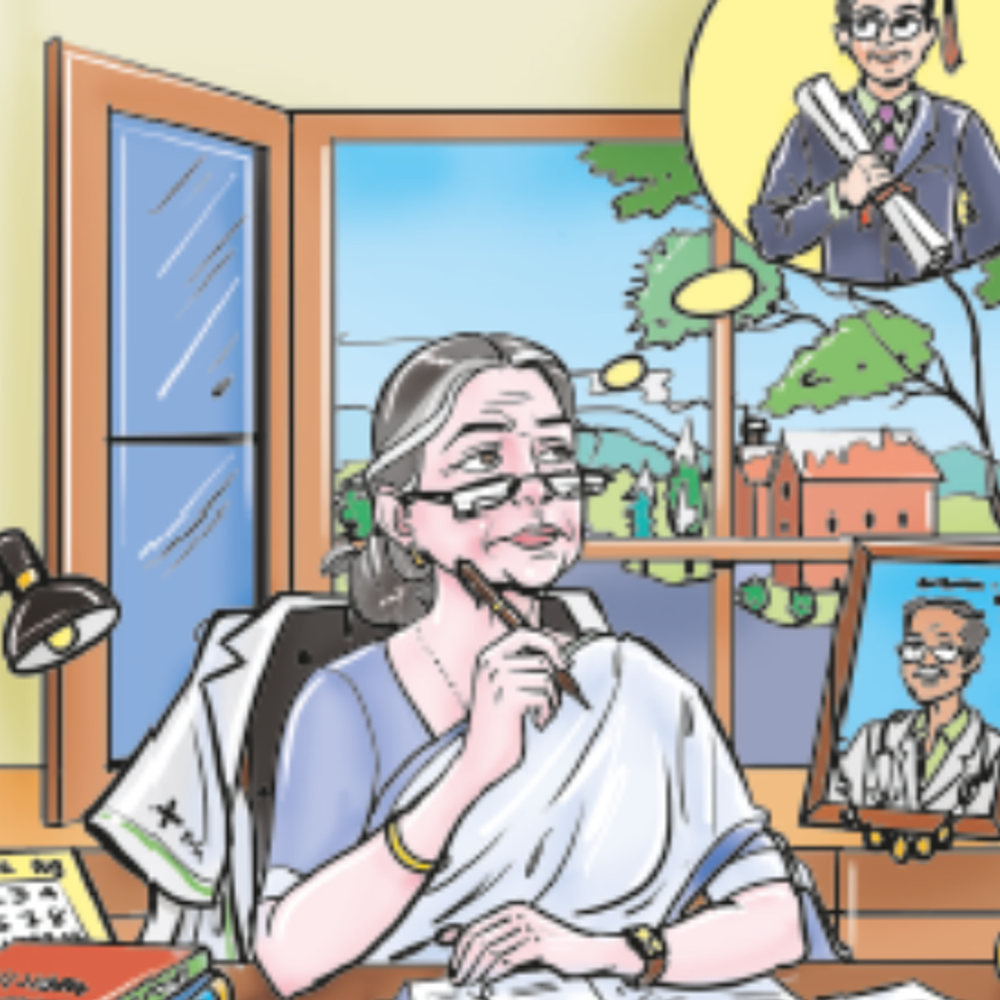 ડૉક્ટરની ડાયરી: ઘરના સન્નાટા અને શ્વાસોના શોરની વાત, પિતાના ગયા પછીની સ્થિતિનું વર્ણન.